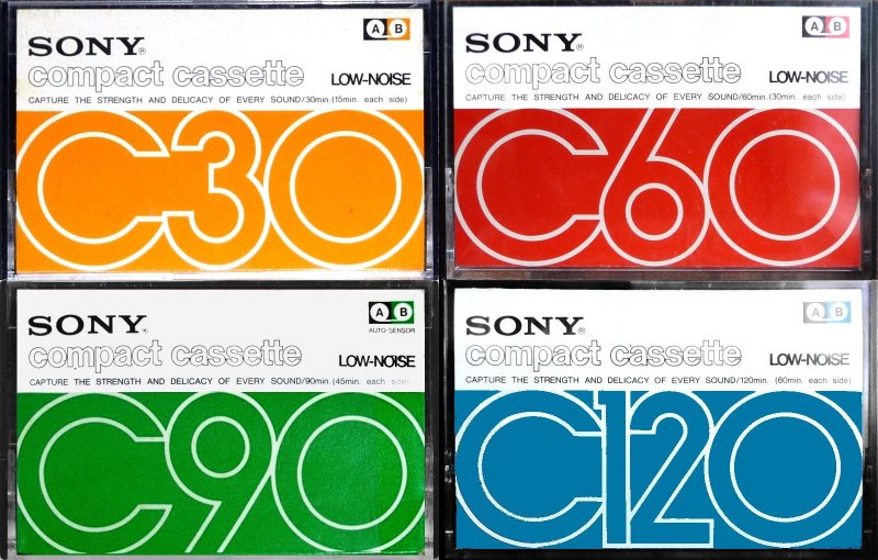 Compact Cassette Sony 120 Type I Normal 1973 Japan