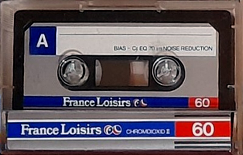Compact Cassette France Loisirs 60 Type II Chrome 1987 France