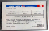 Compact Cassette France Loisirs 60 Type II Chrome France