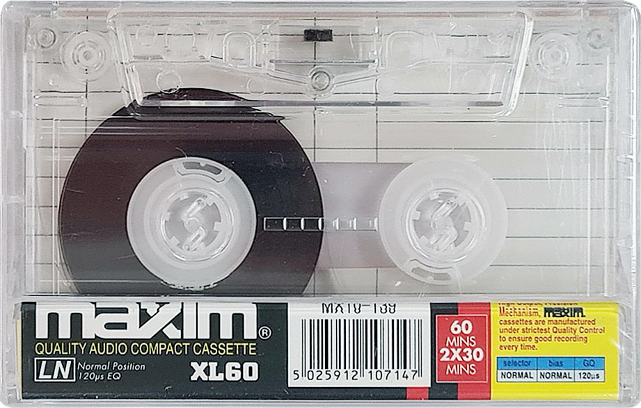 Compact Cassette Maxim XL 60 Type I Normal UK