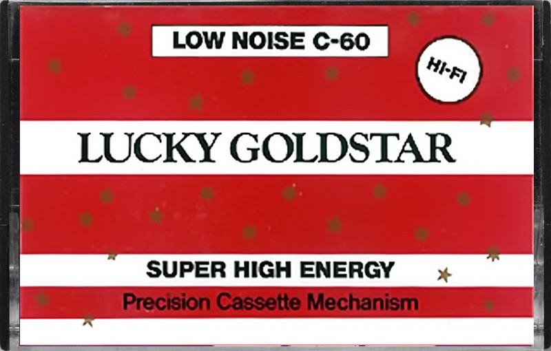 Compact Cassette Lucky Goldstar 60 Type I Normal Hong Kong