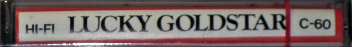 Compact Cassette Lucky Goldstar 60 Type I Normal Hong Kong