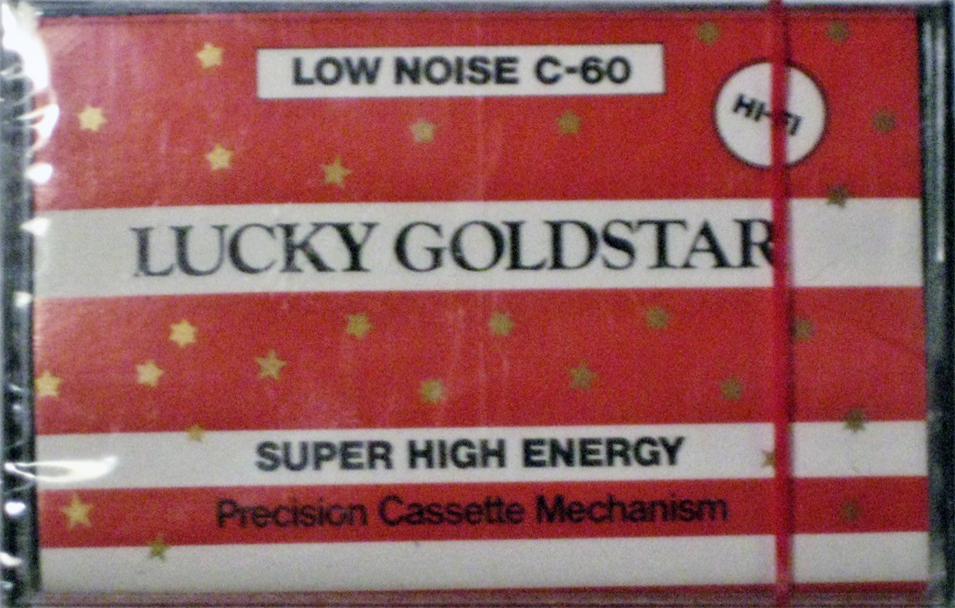 Compact Cassette Lucky Goldstar 60 Type I Normal Hong Kong
