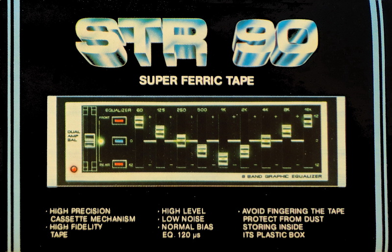 Compact Cassette STR 90 Type I Normal Italy