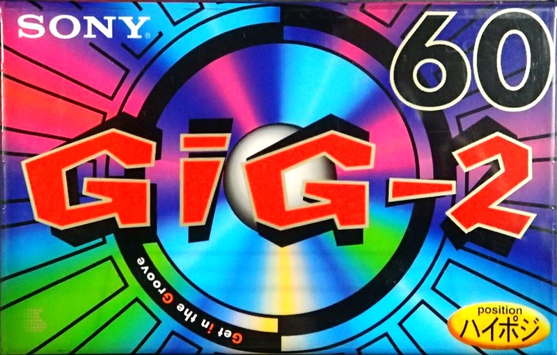 Compact Cassette Sony GIG-2 60 "C-60GIG2" Type II Chrome 1995 Japan