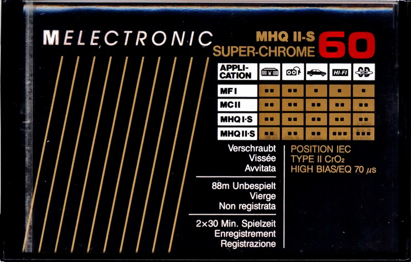 Compact Cassette:  M Electronic - MHQ II-S 60