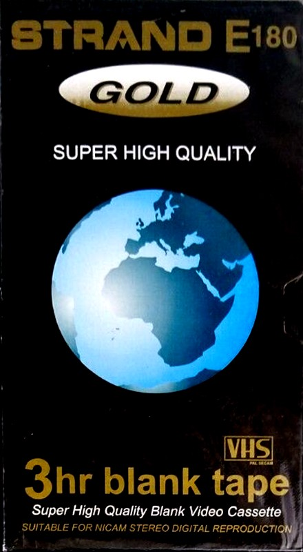 VHS, Video Home System Strand 180 "Gold" Type I Normal Europe