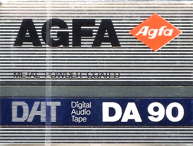 Digital Audio Tape AGFA 90 "DA" Type IV Metal 1987 Europe