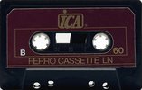Compact Cassette ICA Ferro LN 60 Type I Normal 1981 Germany