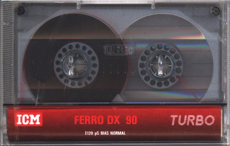 Compact Cassette ICM Ferro DX 90 Type I Normal 1986 Europe