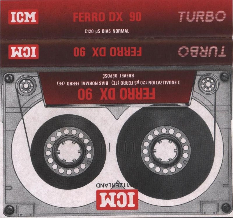 Compact Cassette ICM Ferro DX 90 Type I Normal 1986 Europe