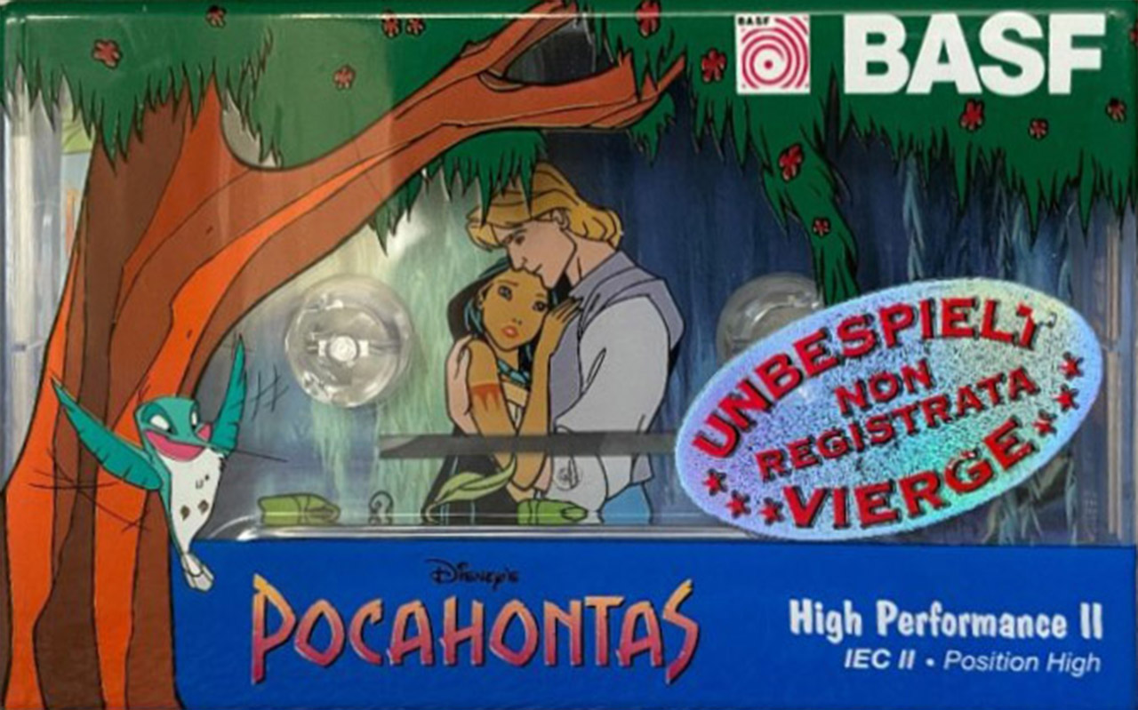 Compact Cassette BASF High Performance II 90 "Pocahontas Edition 1" Type II Chrome 1995 Europe