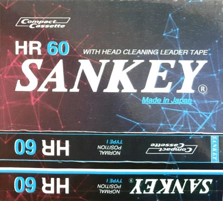 Compact Cassette Sankey HR 60 Type I Normal 1986 Japan