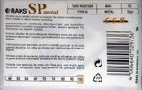 Compact Cassette RAKS SP Metal 100 Type IV Metal 1996 Europe