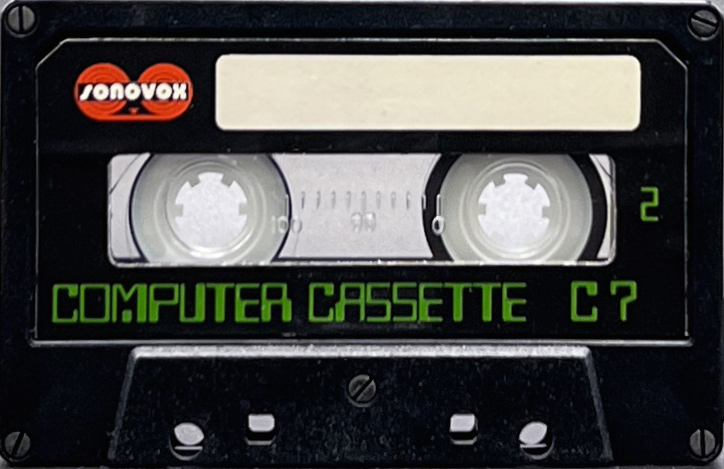 Compact Cassette Sonovox 7 Computer Cassette 1983 Portugal