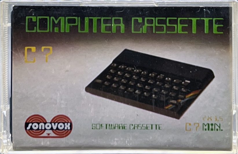 Compact Cassette Sonovox 7 Computer Cassette 1983 Portugal