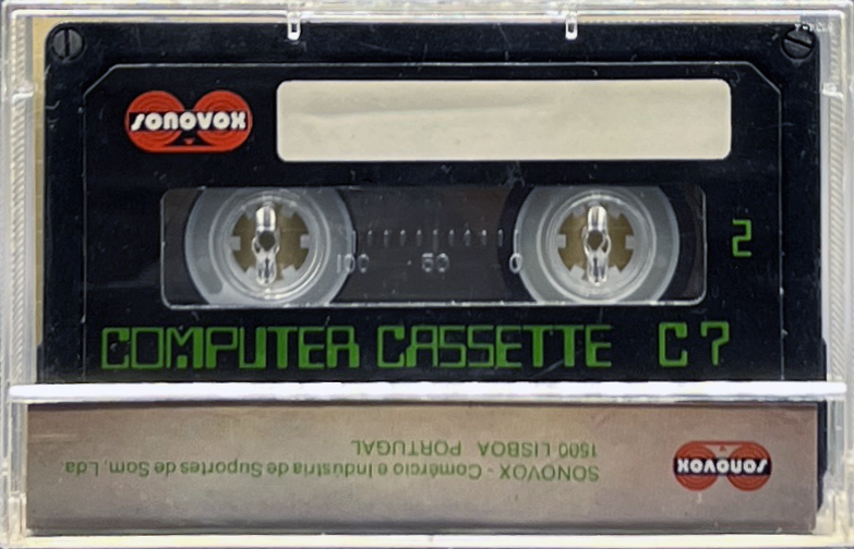 Compact Cassette Sonovox 7 Computer Cassette 1983 Portugal