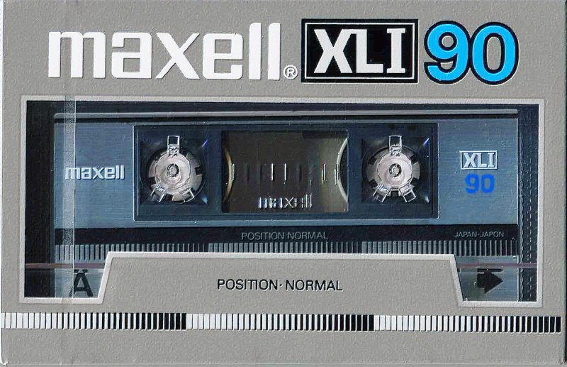 Compact Cassette Maxell XLI 90 Type I Normal 1985 Japan