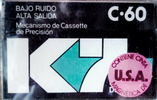 Compact Cassette K-7 60 Type I Normal Latin America