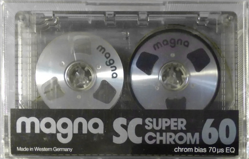 Compact Cassette Magna SC 60 Type II Chrome 1984 Europe