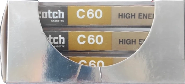 3 pack Scotch High Energy 60 Type I Normal 1975 France