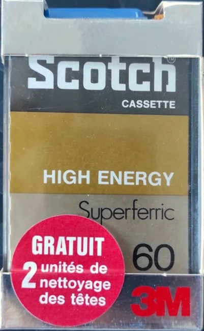 3 pack Scotch High Energy 60 Type I Normal 1975 France