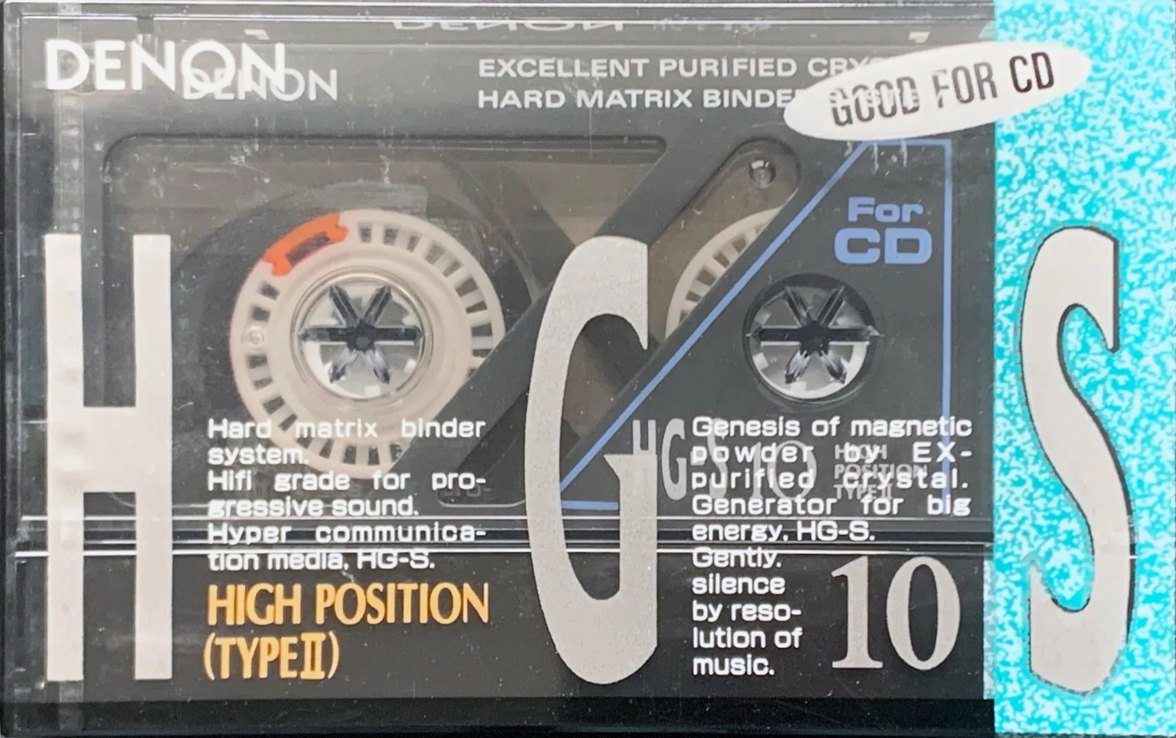 Compact Cassette Denon HG-S 10 Type II Chrome 1990 Japan