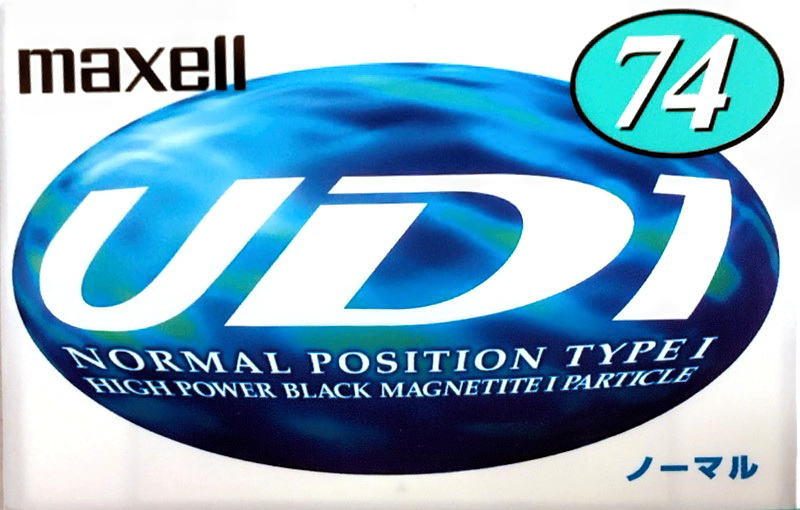 Compact Cassette Maxell UDI / UD1 74 "UD1-74L" Type I Normal 1997 Japan