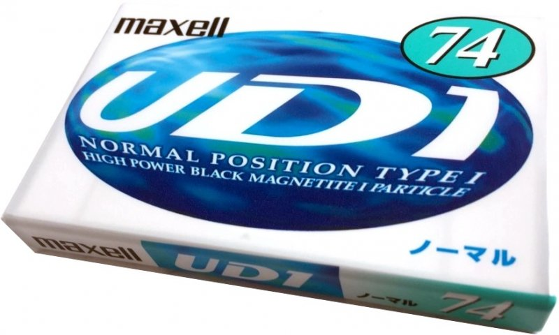 Compact Cassette Maxell UDI / UD1 74 "UD1-74L" Type I Normal 1997 Japan