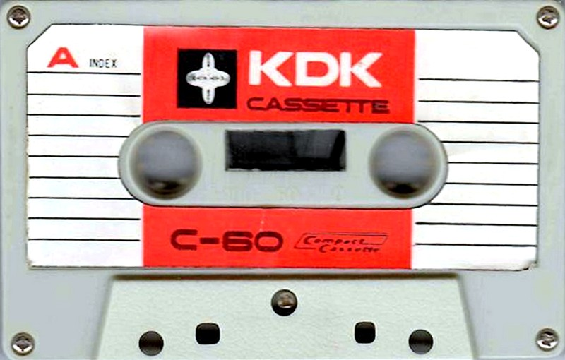 Compact Cassette KDK 60 Type I Normal 1970 Hong Kong
