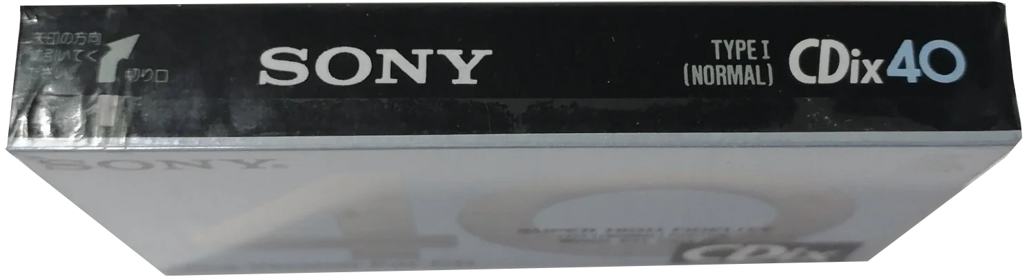 Compact Cassette: Sony  - CDix 40