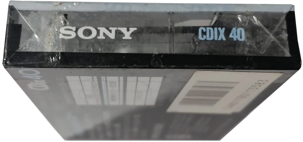 Compact Cassette Sony CDix 40 "CDIX 40" Type I Normal 1989 Japan