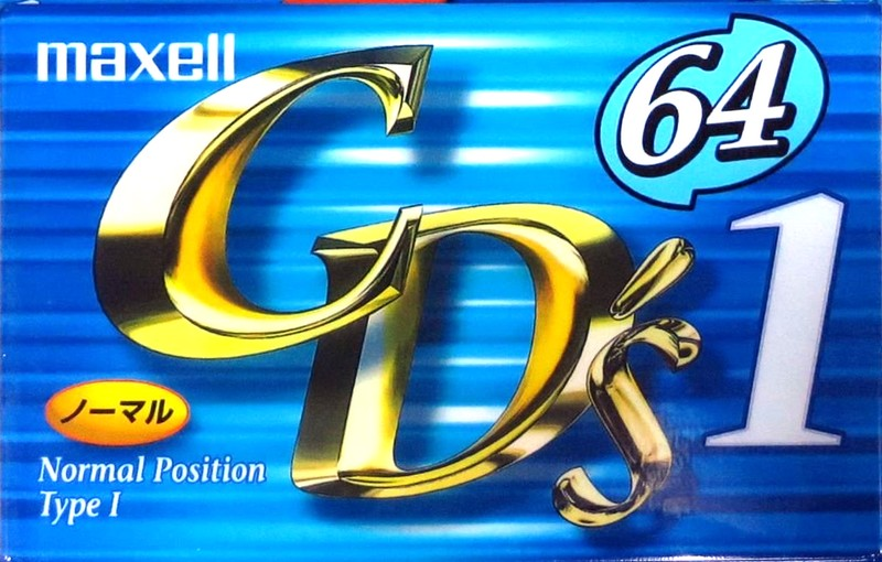 Compact Cassette Maxell CD`s I / CD`s 1 64 "CDS1-64M" Type I Normal 1999 Japan