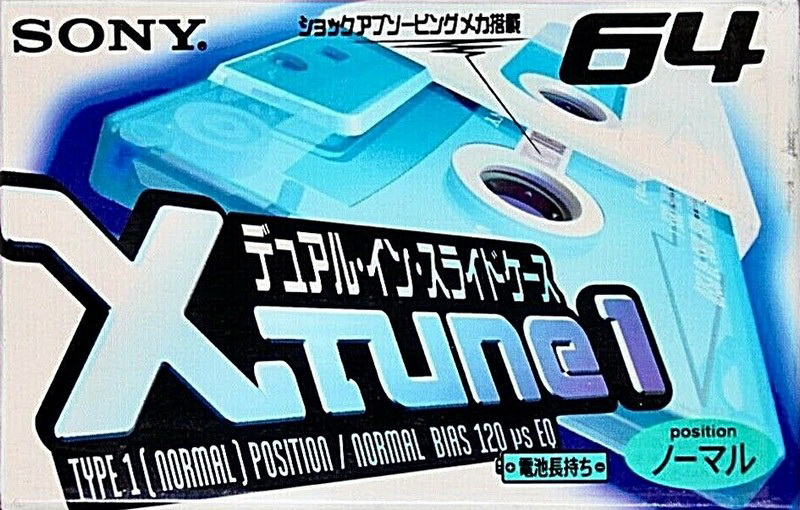Compact Cassette Sony XI 64 "Xtune C-64X1E" Type I Normal 1998 Japan