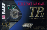 Compact Cassette BASF TP II Reference Maxima 90 Type II Chrome 1993 Europe