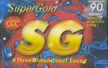 Compact Cassette SuperGold 90 "SG" Type I Normal Unknown Country
