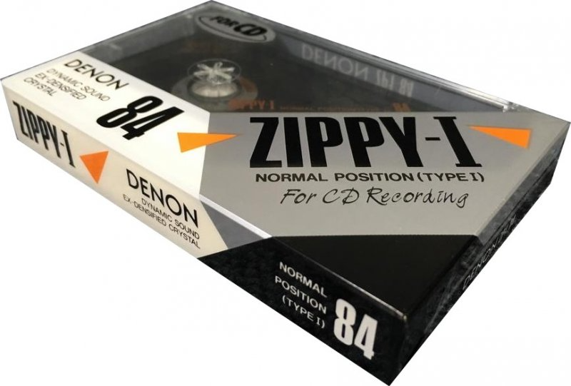 Compact Cassette Denon Zippy-I 84 "ZP1-84" Type I Normal 1989 Japan