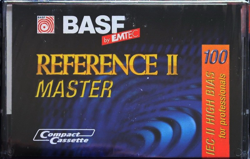 Compact Cassette BASF Reference II Master 100 Type II Chrome 1995 Europe