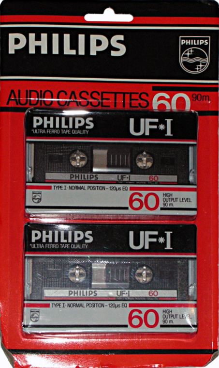 Blister Philips UF-I 60 Type I Normal 1986 Europe