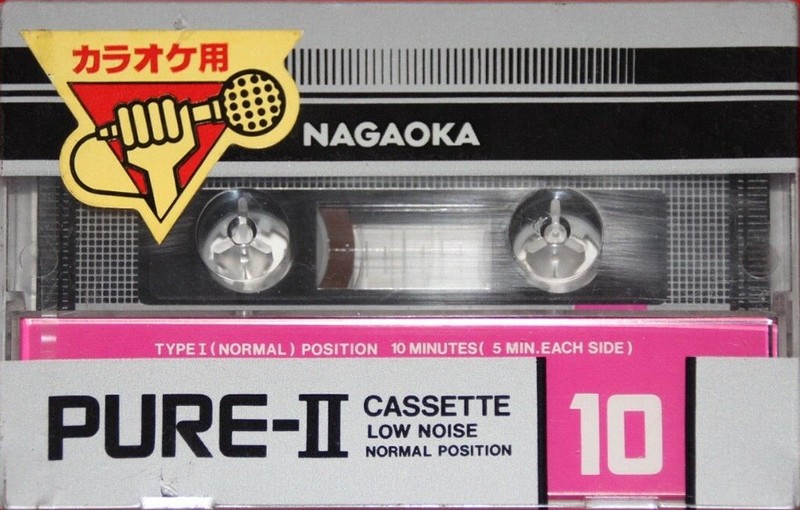 Compact Cassette Nagaoka Pure II 10 Type I Normal 1981 Japan