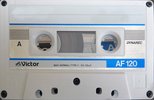 Compact Cassette Victor Dynarec AF 120 "AF-120WT" Type I Normal 1985 Japan