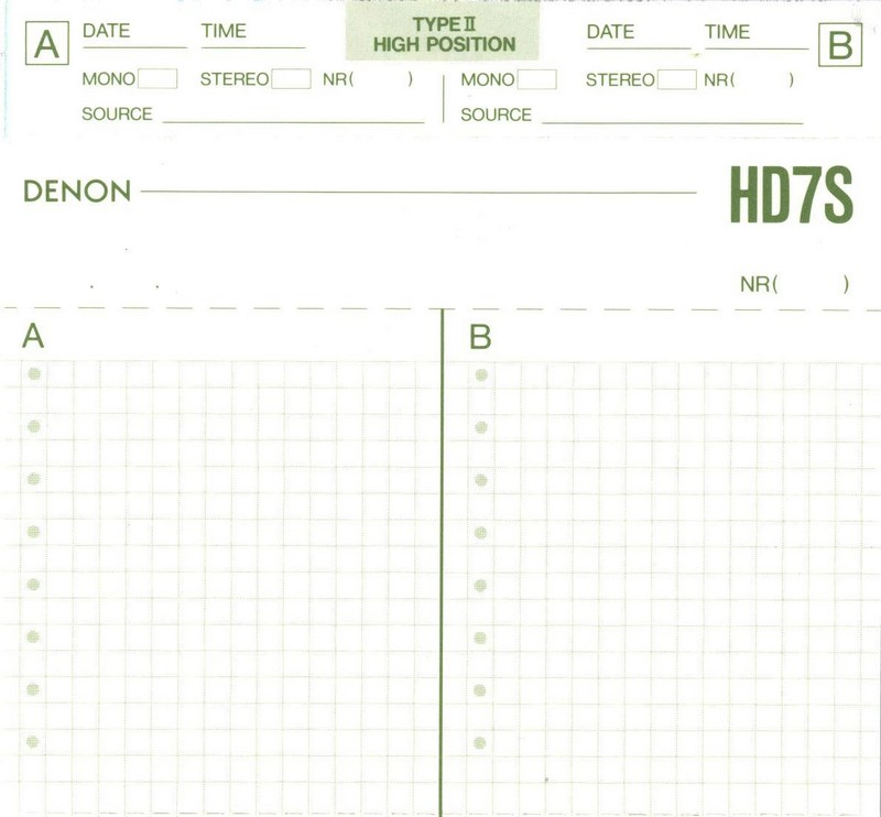 Compact Cassette: Nippon Columbia / Denon Denon - HD7S 90