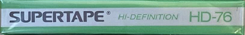 Compact Cassette SUPERTAPE HD 76 "44-943" Type II Chrome 1988 USA