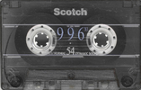 Compact Cassette Scotch 996 X 54 "996X1-54" Type I Normal 1993 Japan