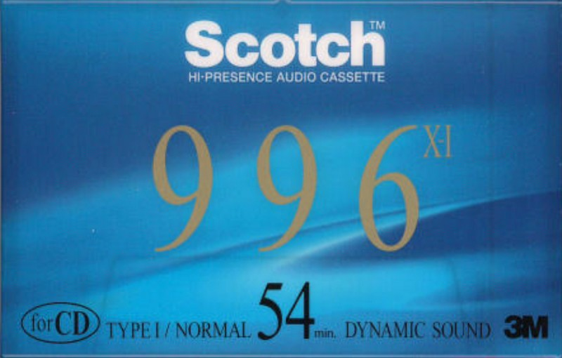 Compact Cassette: 3M Scotch - 996 X-I 54