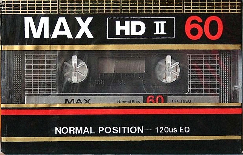 Compact Cassette Max HD II 60 Type I Normal Unknown Country