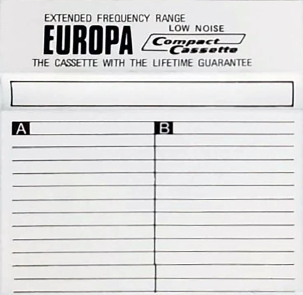 Compact Cassette Europa 120 Type I Normal Europe