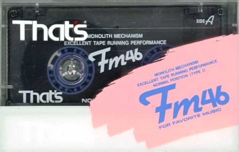 Compact Cassette Thats FM 46 Type I Normal 1987 Japan