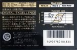 Compact Cassette Sony Metal-XR 54 "MTL-XR54" Type IV Metal 1989 Japan