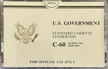 Compact Cassette Adams Magnetic 60 "U.S. Government" Type I Normal USA